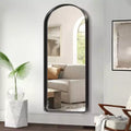 Dovelina Specchio da Parete ad Arco con Cornice in Metallo Specchio a Figura Intera Specchio da Appoggio Specchio Grande