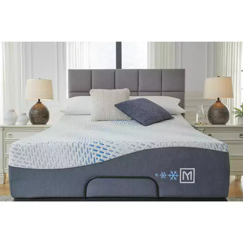 Materasso ibrido con memory foam in gel Millennium Cushion Firm da 14 pollici Signature Design by Ashley