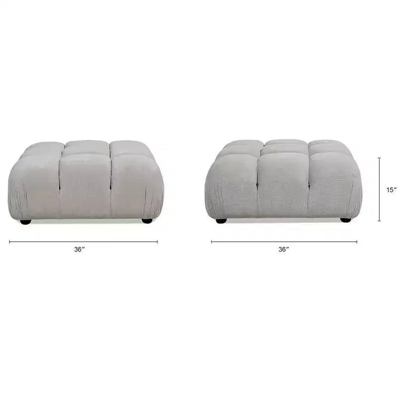 Pouf modulare moderno Marcel 36 Bubble