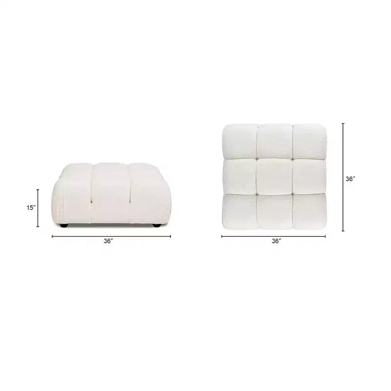 Pouf modulare moderno Marcel 36 Bubble