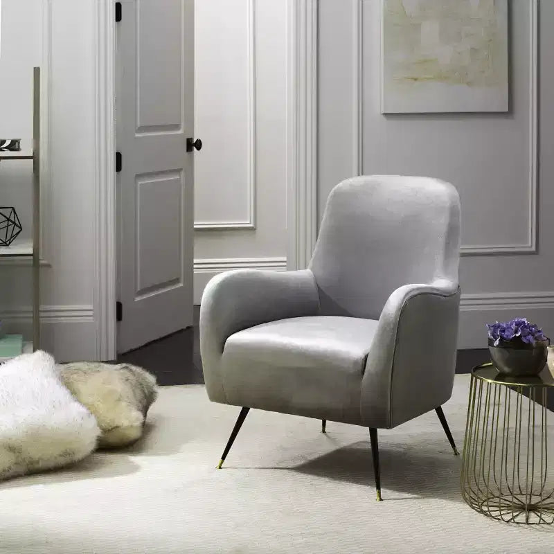 Poltrona Noelle - FOX6269A - Grigio Chiaro - Safavieh