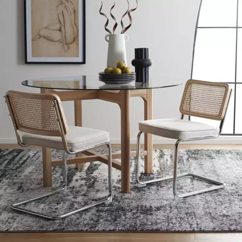 Sedia da pranzo in rattan Coralia (set da 2) - DCH1101 - Safavieh