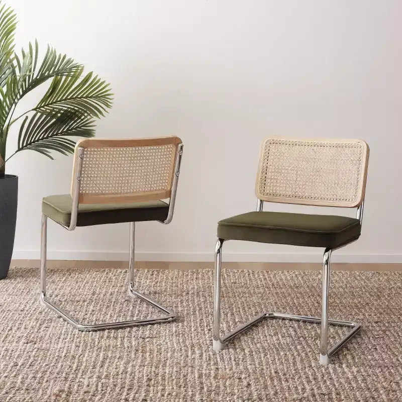Sedia da pranzo in rattan Coralia (set da 2) - DCH1101 - Safavieh