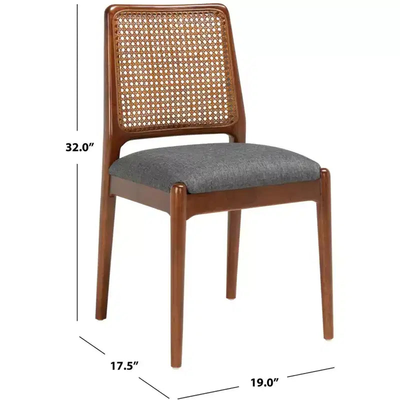 Sedia da Pranzo Reinhardt in Rattan (Set da 2) - DCH8800 - Safavieh