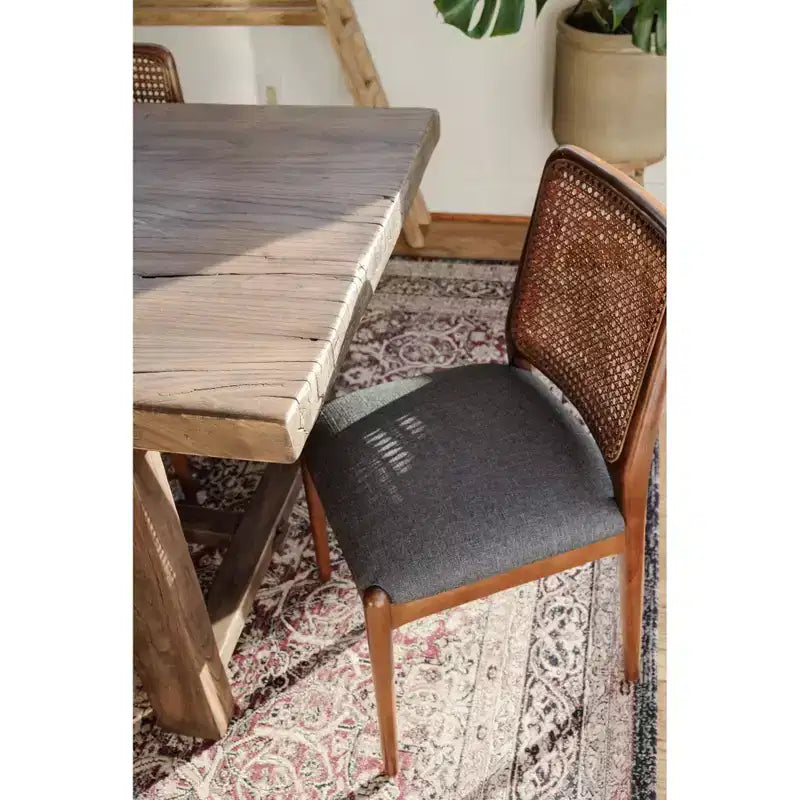 Sedia da Pranzo Reinhardt in Rattan (Set da 2) - DCH8800 - Safavieh