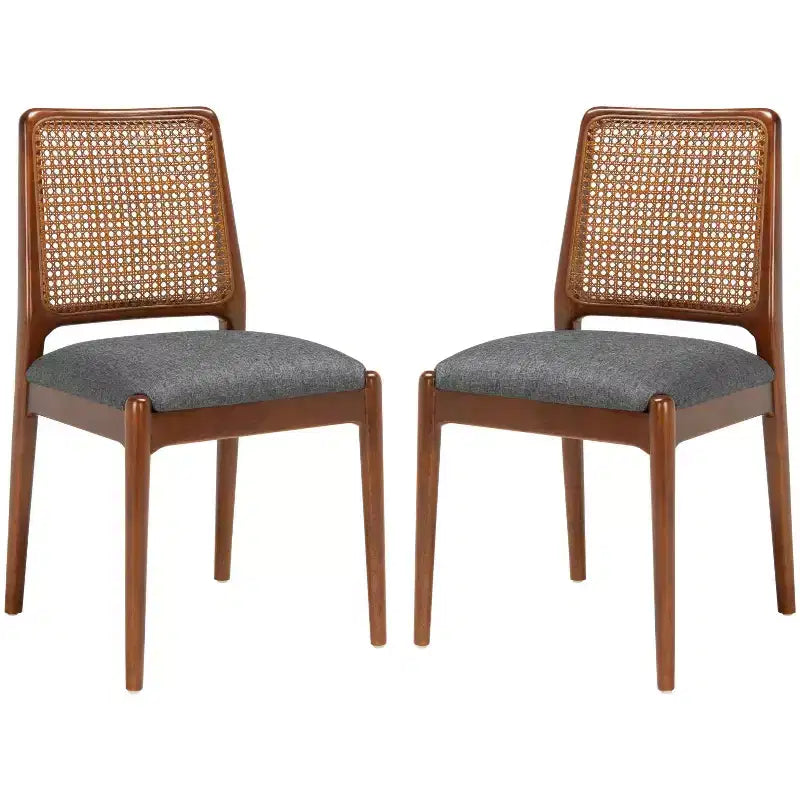 Sedia da Pranzo Reinhardt in Rattan (Set da 2) - DCH8800 - Safavieh