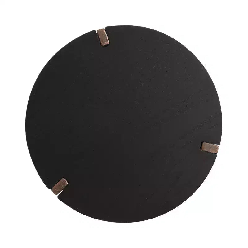 Kate and Laurel Tavolino Rovin in Legno e Metallo, 22.86x22.86x55.88 cm, Nero
