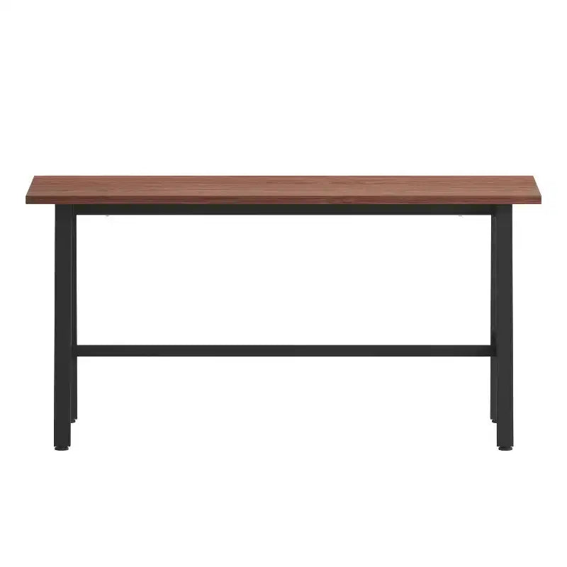 Tavolo da pranzo o da gioco Emma e Oliver 60x24 con piano in laminato bifacciale e base in acciaio resistente a forma di A