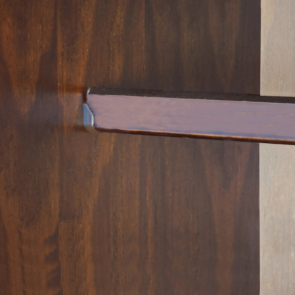 Palace Imports 100% Solid Wood Cosmo 3-Door Wardrobe Armoire with Solid Wood or Mirrored Doors