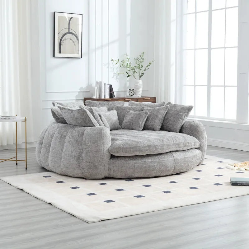 Comfortable Double Loaf Sofa Bed, Oversized Sofa Bed with Armrests