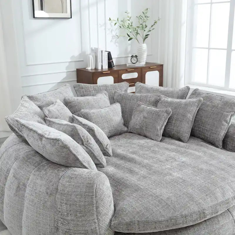 Comfortable Double Loaf Sofa Bed, Oversized Sofa Bed with Armrests